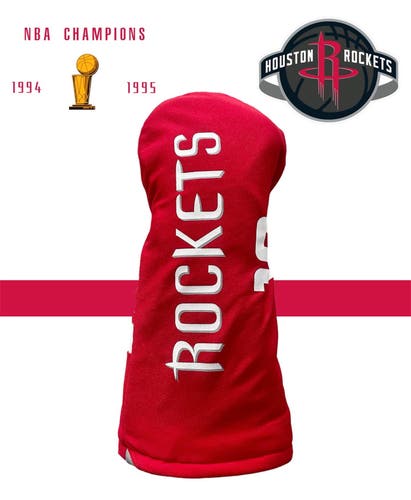 Houston Rockets Driver Head Cover