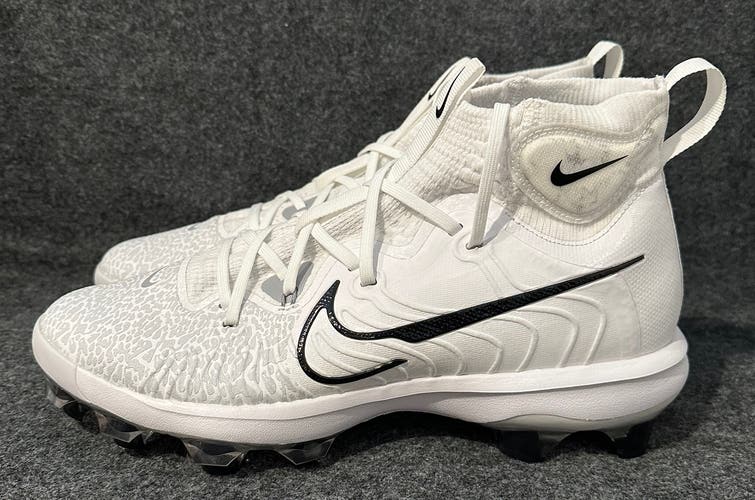 Men’s Nike Alpha Huarache NXT MCS Dragon White Baseball Cleats DJ6519-100  Size 11.5
