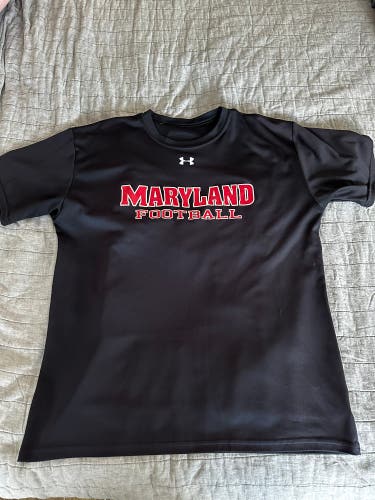 Used UA Maryland Football Large Tee
