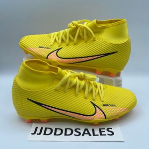 Nike Superfly 9 Club Mercurial Yellow Soccer Cleats DJ5961-780 Men’s Size 8 NEW.