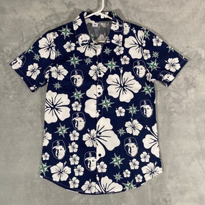 Seattle Mariners Team Major League Baseball Hibiscus Pattern Hawaiian Shirt