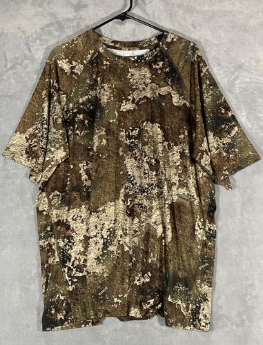 Cabelas Mens T Shirt Size XL Strata True Timber Camouflage Stretch Dry Outdoor
