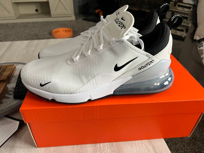 Men's Size 13 Nike Air Max 270 Golf Shoes