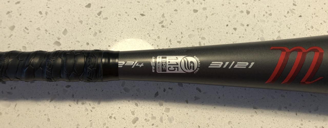 Used USSSA Certified 2021 Marucci Alloy CAT 9 Bat (-10) 21 oz 31"