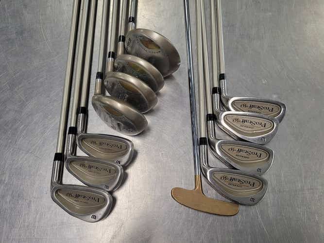 Used Wilson Pro Staff 12 Piece Ladies Flex Graphite Shaft Women's Club Sets