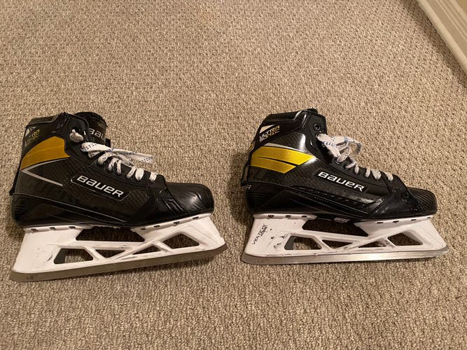 Used Bauer Size 11 Ultrasonic Hockey Goalie Skates