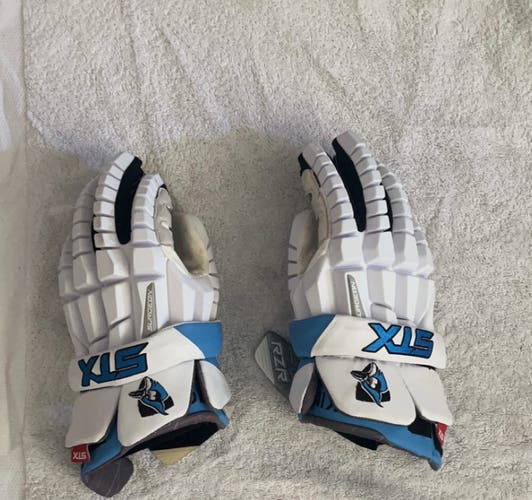 Used STX Large Lacrosse Gloves