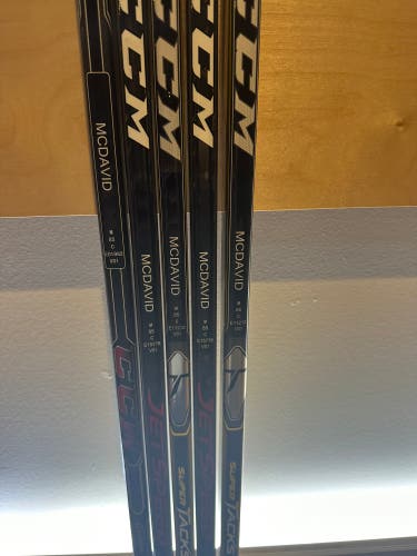 5 Connor McDavid Pro Stock Sticks.
