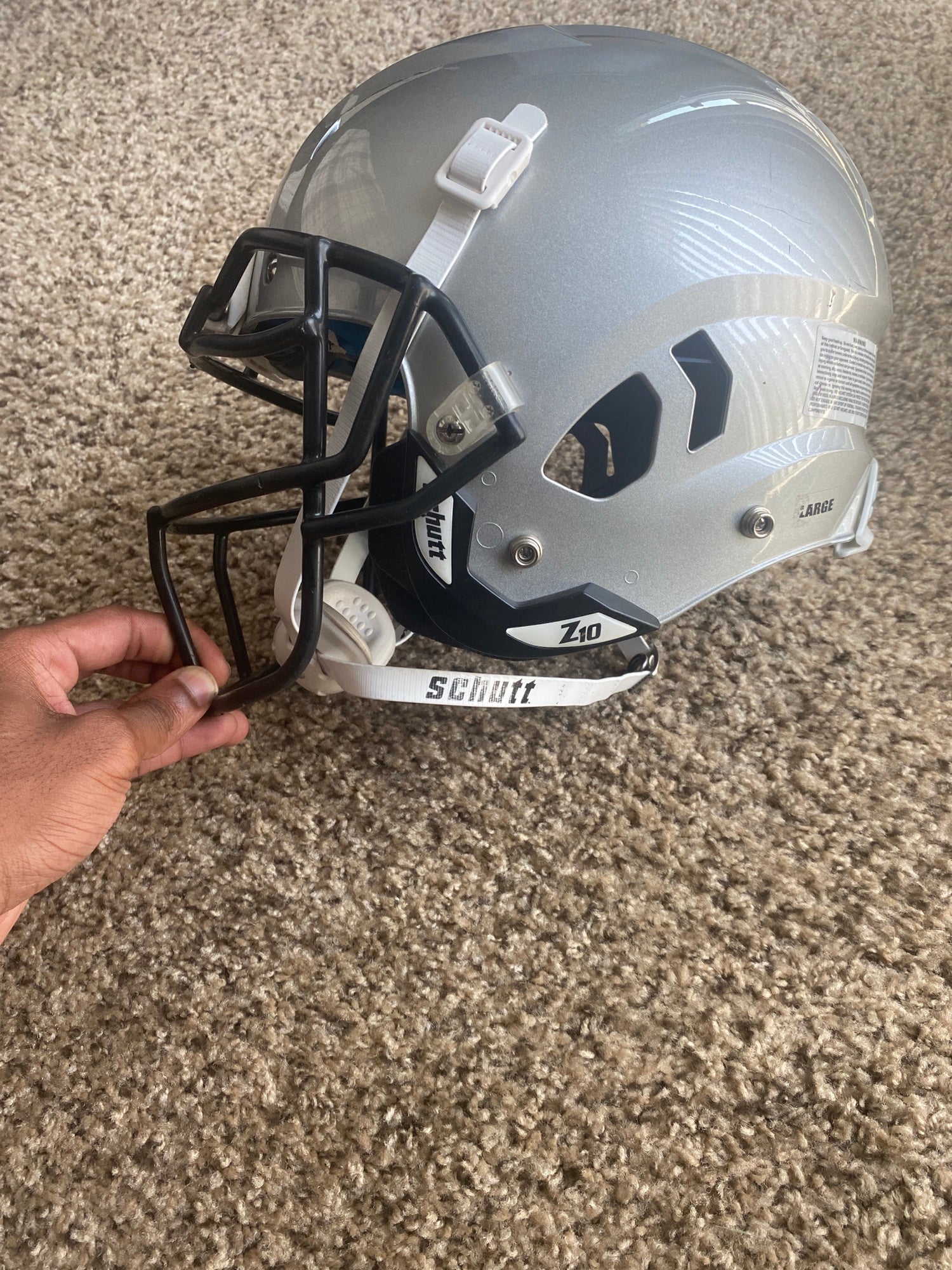 New Other Schutt Vengeance Z10 Football Helmet Adult Large White