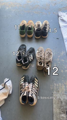 Cleats Starting At Size 11 (*READ DESCRIPTION*)