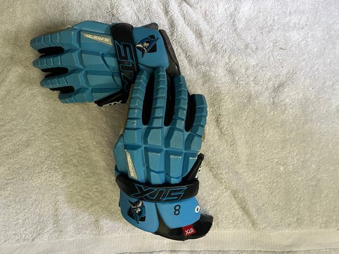Used STX Large Lacrosse Gloves