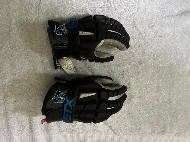 Used STX Large Lacrosse Gloves