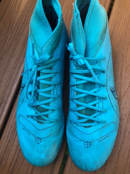 Blue Used Trainers Nike Superfly 8 club FG/MG Cleats