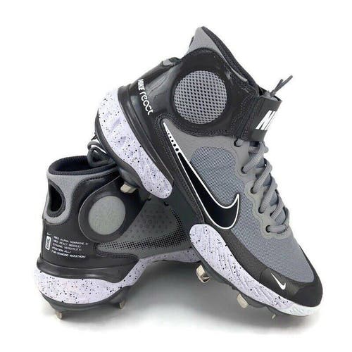 New Nike Alpha Huarache Elite 3 React Mid Baseball Cleats 11.5 CK0745-002 BSBL