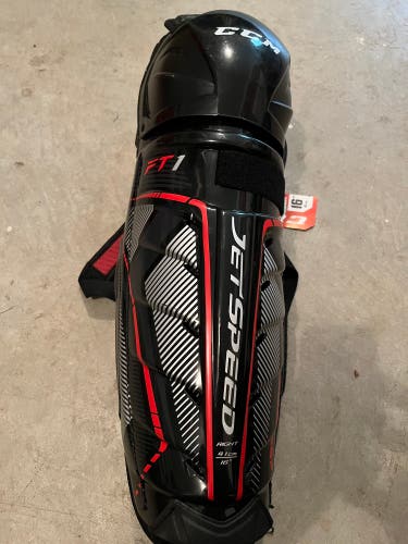 New CCM JetSpeed FT1 Shin Pads