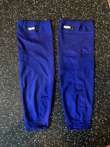 Blue Used Large CCM Socks