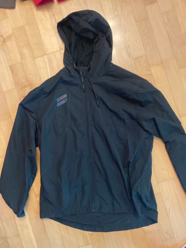 Black Large Hurley Windbreaker