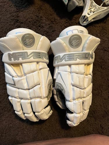 Used Maverik Large M4 Lacrosse Gloves