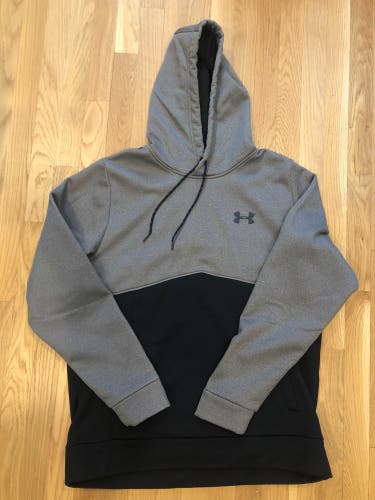 Black And Gray Large Under Armour Sweatshirt