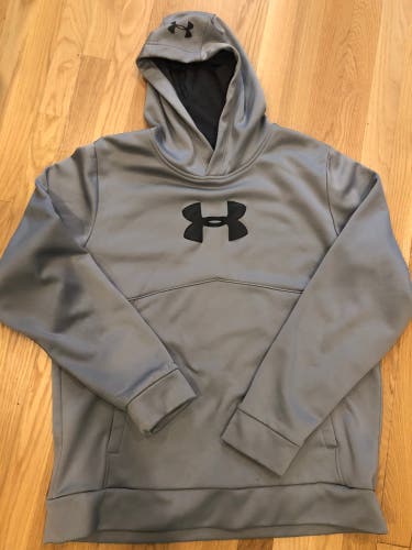 Gray Large Under Armour Sweatshirt