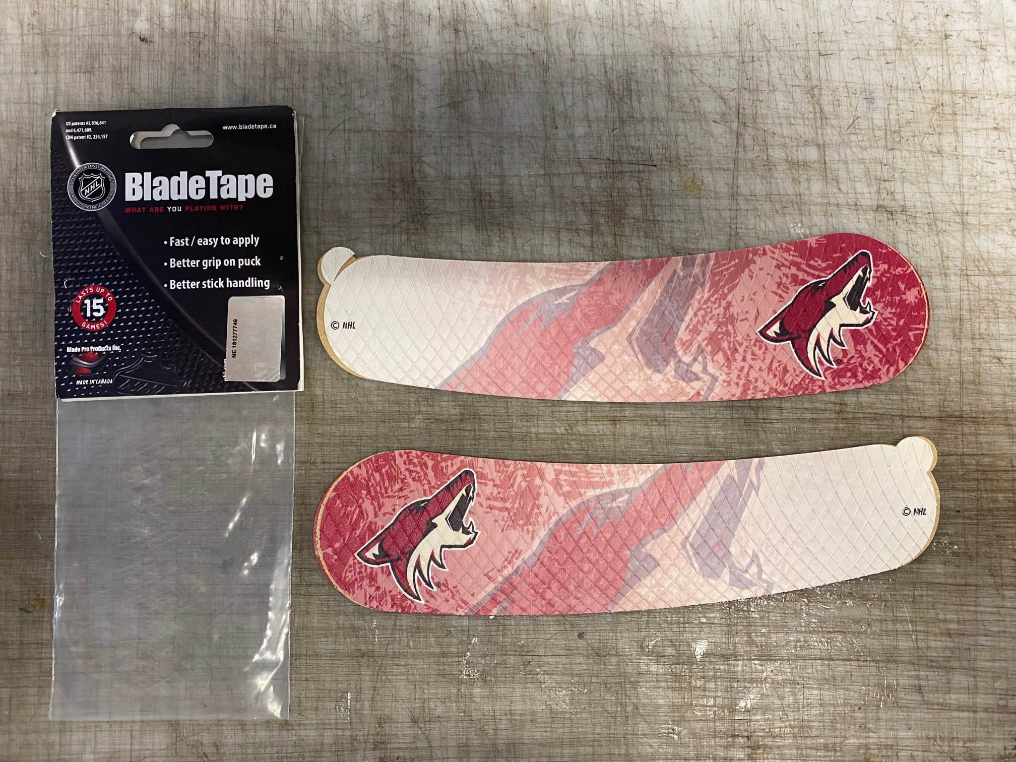 BladeTape Rubber Hockey Stick Tape - Player - Arizona Coyotes 3030BT