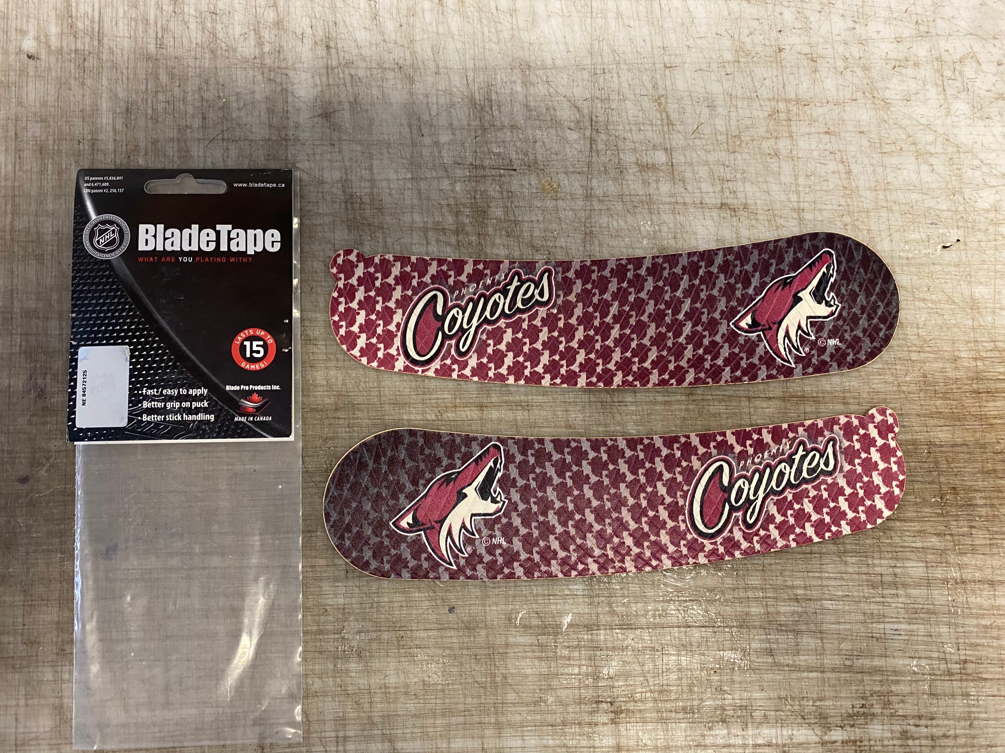 BladeTape Rubber Hockey Stick Tape - Player - Arizona Coyotes 3031BT