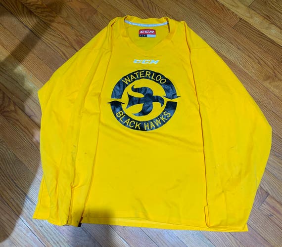 USHL Yellow Waterloo Large CCM Jersey