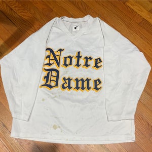 White Notre Dame Small  Jersey