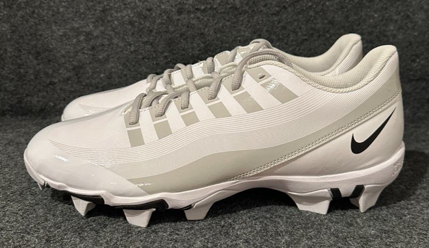 Men’s Nike Vapor Edge Shark Football Cleats White Grey DQ5114-100  Size 12