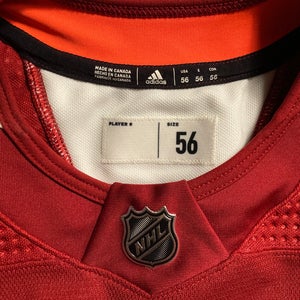 Red Used Size 56 Men's Adidas NHL Practice Jersey