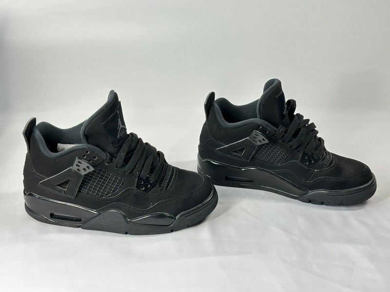 Air Jordan 4 Retro (GS) Black Cat 408452 010 Size 4.5Y with BOX