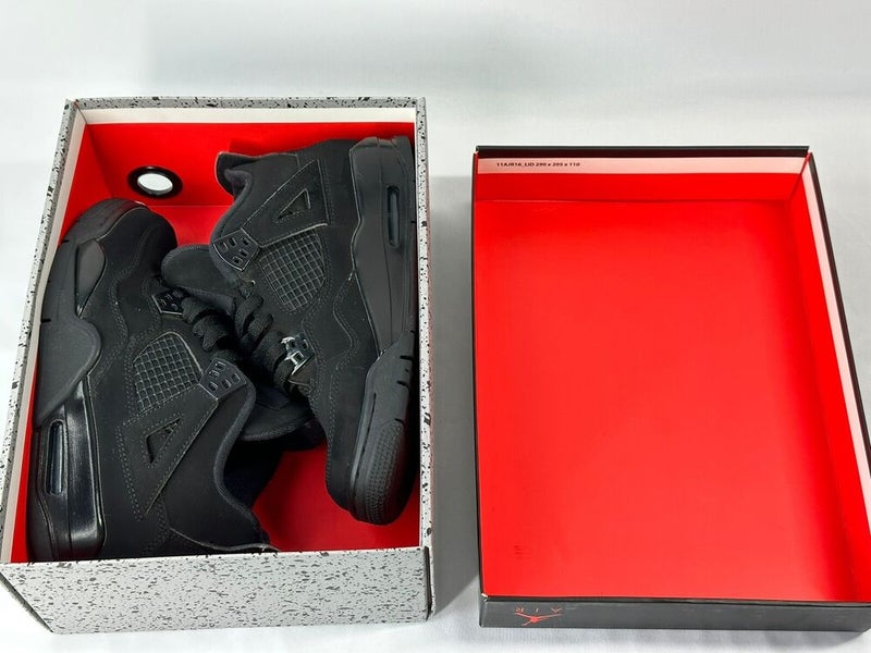 Air Jordan 4 Retro GS 'Black Cat', 408452-010