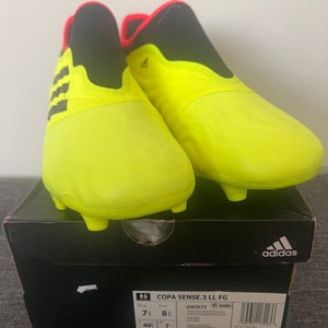 Yellow Unisex Molded Cleats Adidas Copa Cleats
