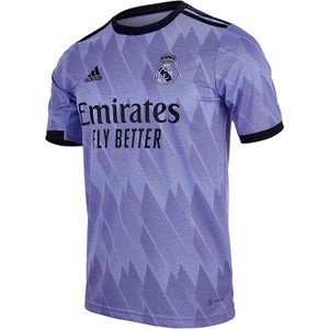Real Madrid Away Jersey 22-23, Purple New Medium Men's Adidas