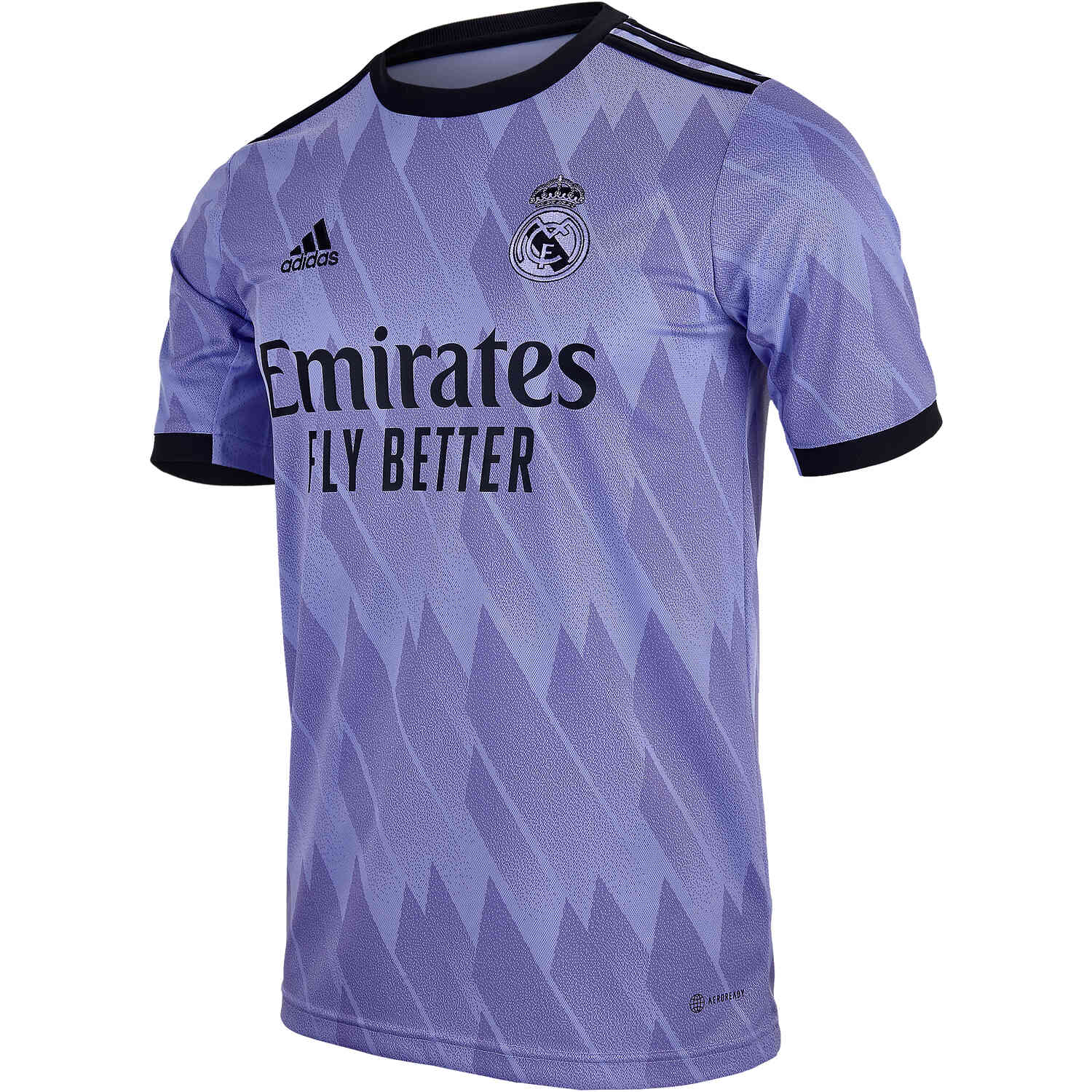 Adidas Real Madrid Long Sleeve T-Shirt Away 22/23 Purple L