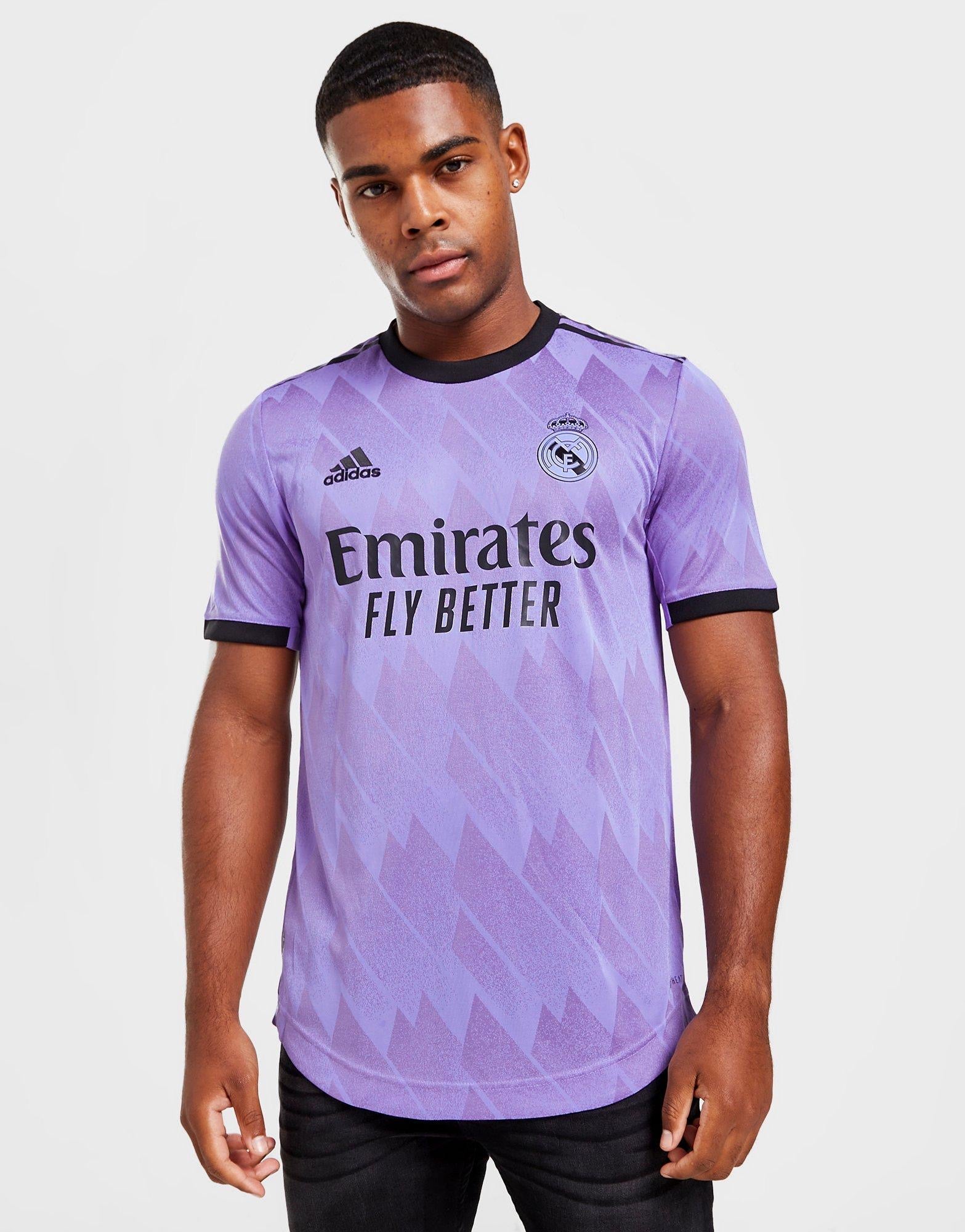 Adidas Real Madrid 22/23 Away Jersey Purple 2XL New H18489