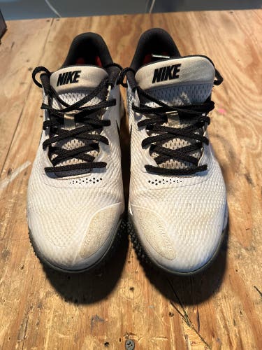 White Men's Turf Cleats Low Top Nike alpha huarache elite 3