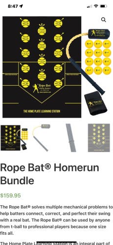 Rope Bat Homerun Hitting System