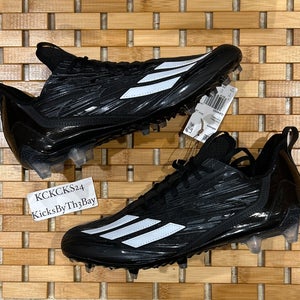 Adidas Adizero 12.0 Football Cleats Core Black GX4050 Mens size 11.5