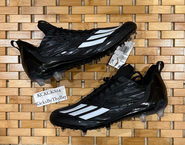 Adidas Adizero 12.0 Football Cleats Core Black GX4050 Mens size 11.5