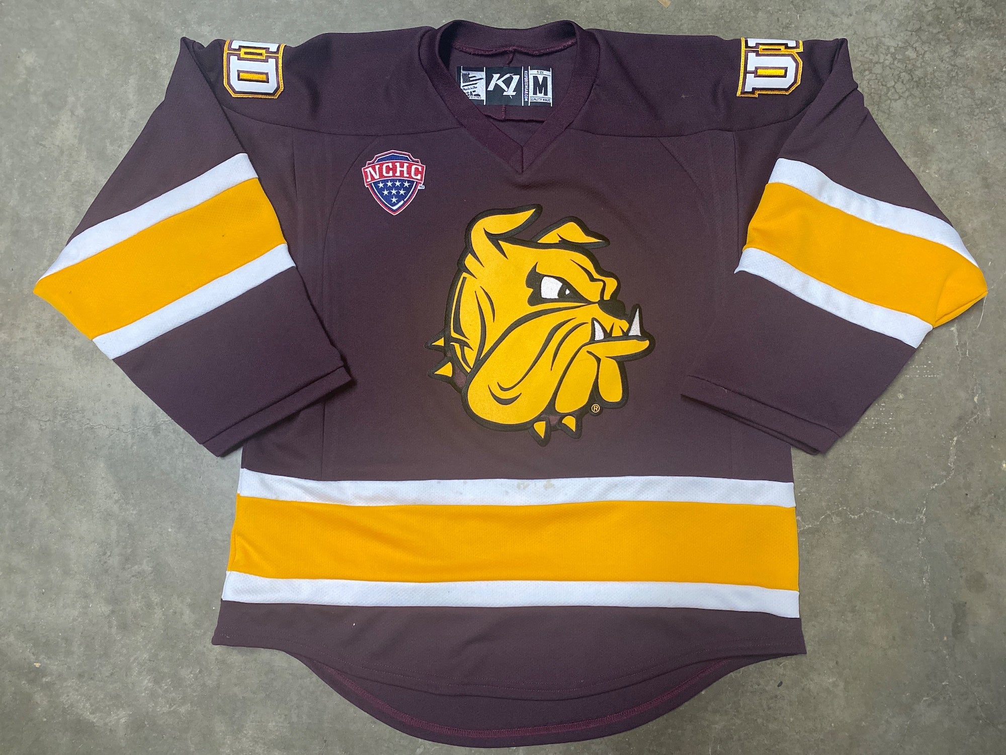 Minnesota Duluth Bulldogs Replica Hockey Jersey - Maroon