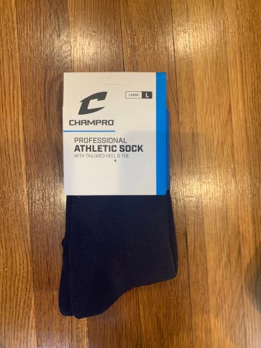 Blue New Large Champro Socks