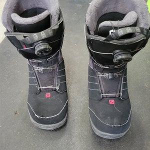 Used Salomon Pearl Boa Senior 9 Men's Snowboard Boots