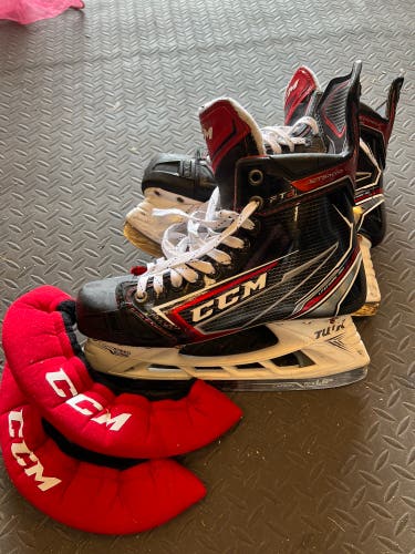 Used CCM Regular Width Size 7 JetSpeed FT2 Hockey Skates