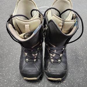 Used Burton Mens Hail Boots Senior 10 Men's Snowboard Boots