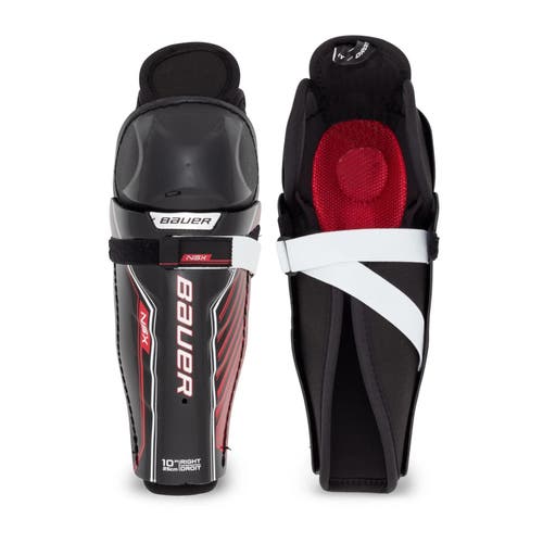 Bauer Unisex NSX Youth Shin Guard, Youth, Black, 9 inch