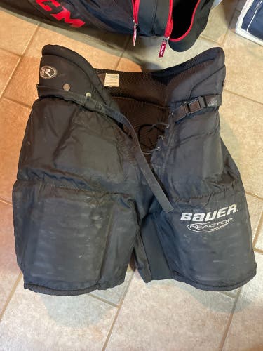 Used Large Bauer Reactor Hockey Goalie Pants