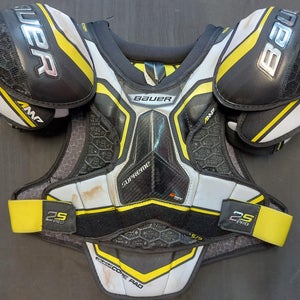 Senior Small Bauer Supreme 2S Pro Shoulder Pads (Water Stains) (1054584)