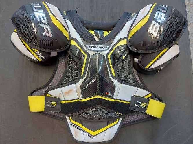 Senior Small Bauer Supreme 2S Pro Shoulder Pads (Water Stains) (1054584)