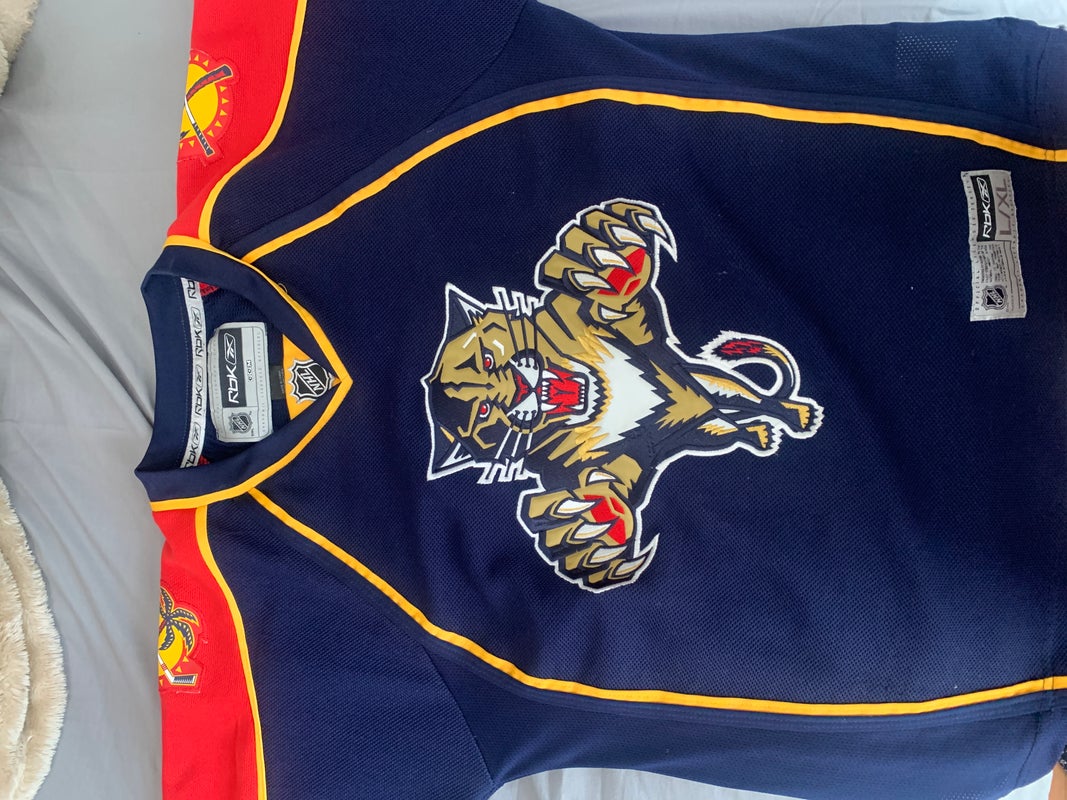 1996 Florida Panthers Custom Blank Hockey Jerseys